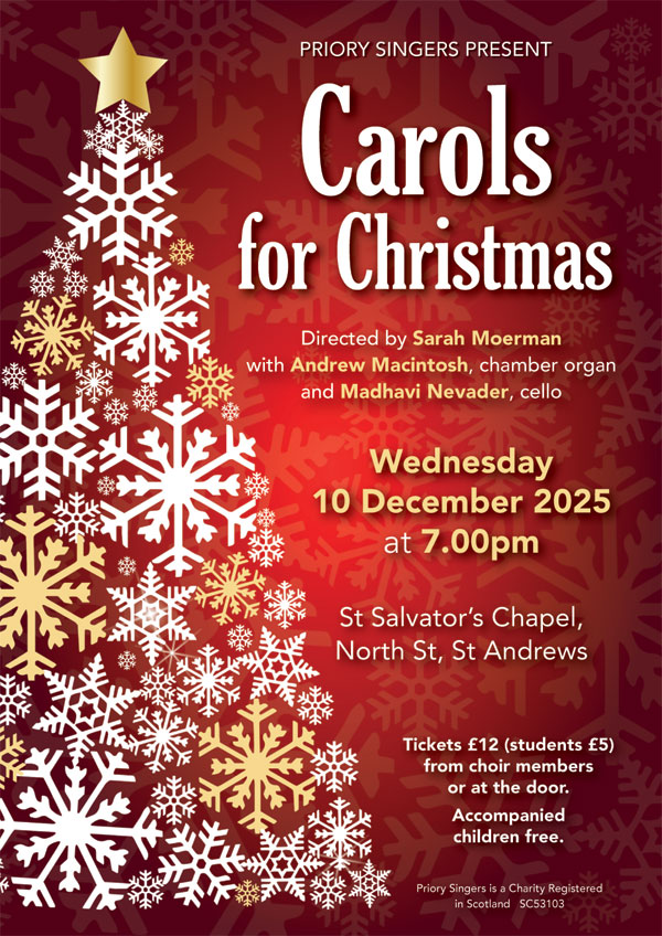 Carols for Christmas, 10th December, 2025